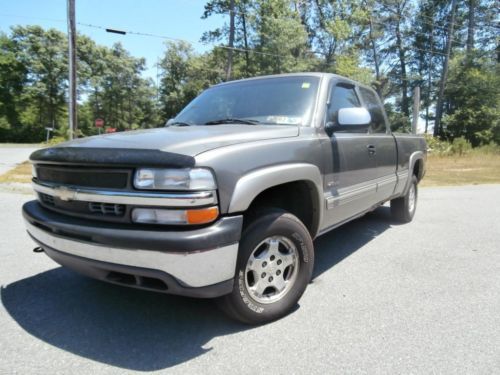 2000 chevy silverado ext. cab 3-door 5.3l reliable tough 4x4 4wd work no reserve