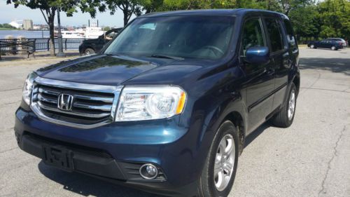 2012 honda pilot ex sport utility 4-door 3.5l salvage no reserve 3rd row seat