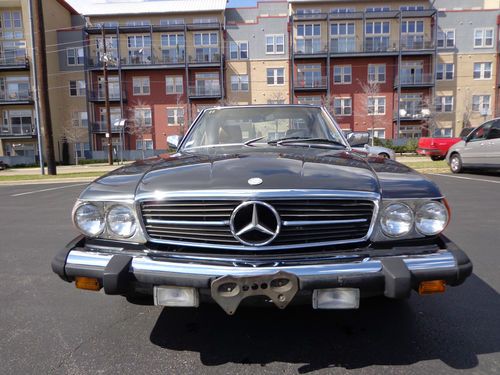 1985 mercedes-benz 380sl v8 3.8l leather hard top convertible
