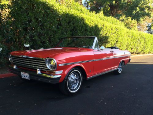 1963 nova SS convertible ragtop real super sport american classic muscle car, US $16,500.00, image 2