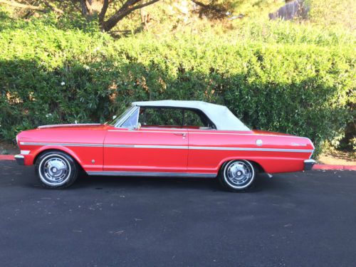 1963 nova SS convertible ragtop real super sport american classic muscle car, US $16,500.00, image 11