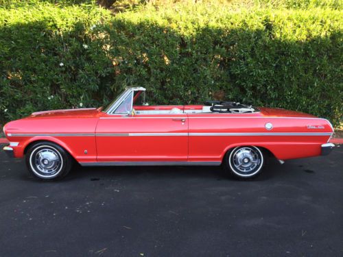 1963 nova SS convertible ragtop real super sport american classic muscle car, US $16,500.00, image 13