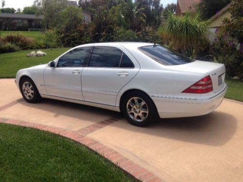 2000 mercedes-benz s430 4-door 4.3l great condition, highly optioned low miles