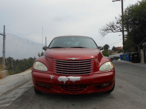 Red chrysler pt cruiser 2003