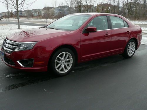 2010 ford fusion sel 2.5l w/ navigation and microsoft sync "no reserve"