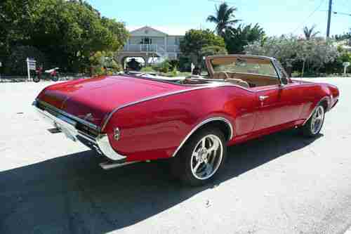 Custom Cutlass 442 convertible just fully restored. 455 ci, red body., US $34,500.00, image 3