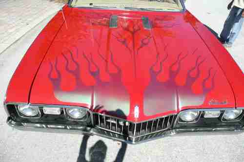 Custom Cutlass 442 convertible just fully restored. 455 ci, red body., US $34,500.00, image 7