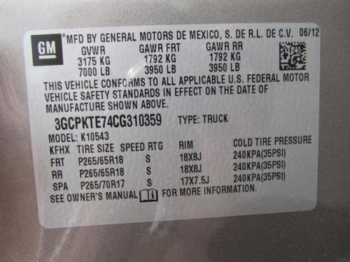 2012 Chevrolet Silverado 1500 LTZ, US $33,300.00, image 11