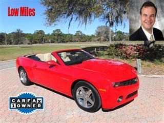 2011 chevrolet camaro 2dr conv v6  1lt 6-speed man satellite only 12k miles