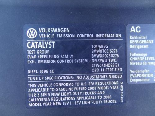 2008 Volkswagen Touareg 2 V6, US $12,750.00, image 25