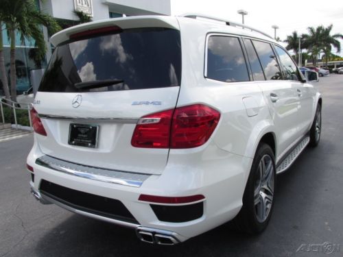 14 DIAMOND WHITE GL-63 AMG 4-MATIC 5.5L V8 7-PASSENGER SUV *designo BLACK WOOD, image 3
