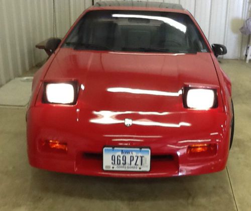 1988 pontiac fiero gt coupe 2-door 2.8l, red, low miles