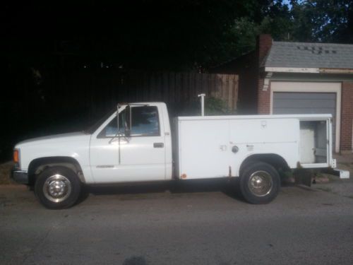 1994 c3500 dually with utility bed