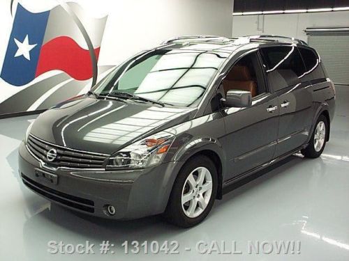 2007 nissan quest 3.5 se sunroof leather dvd rear cam texas direct auto