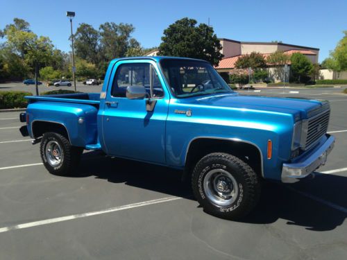 1978 chevy step side 4x4 rust free low miles