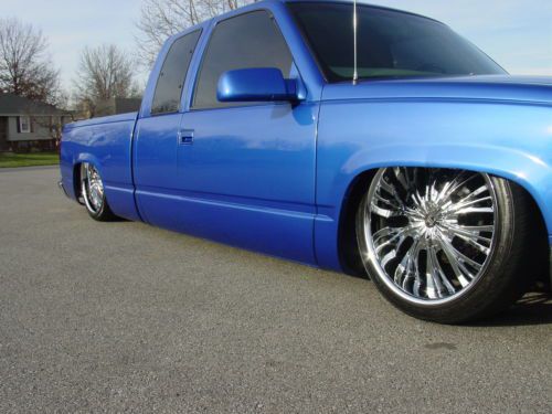 1998 chevrolet c1500 silverado truck bagged custom low rider air ride