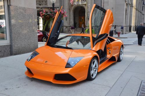 2008 lamborghini murcielago lp640 coupe 1 owner! 1700 miles! arancio atlas!
