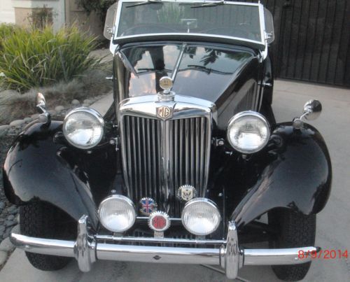 1950 mg-td california black plate car, matching numbers, excellent condition