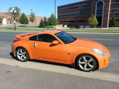 2007 nissan 350z touring orange