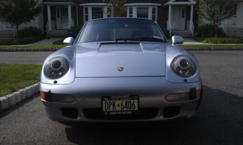 1996 Porsche Turbo 911 Air cooled low mileage polar silver excellent cond., image 3