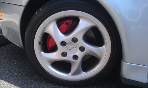 1996 Porsche Turbo 911 Air cooled low mileage polar silver excellent cond., image 5