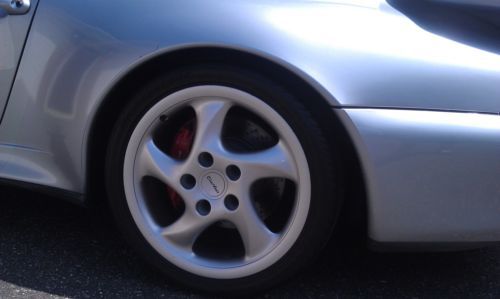 1996 Porsche Turbo 911 Air cooled low mileage polar silver excellent cond., image 10