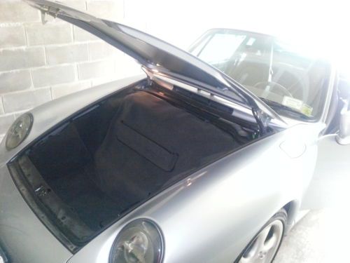 1996 Porsche Turbo 911 Air cooled low mileage polar silver excellent cond., image 11