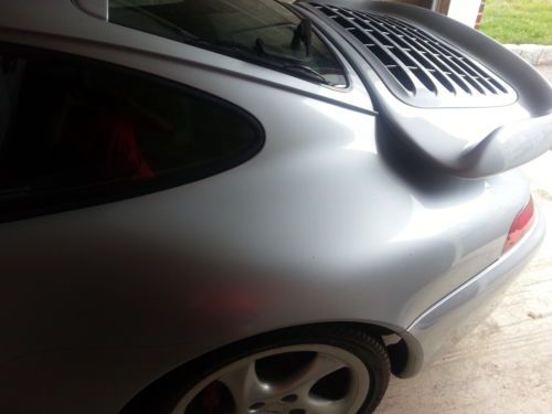 1996 Porsche Turbo 911 Air cooled low mileage polar silver excellent cond., image 13