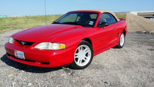 96 Mustang GT Convertible 70k Miles One Owner Loaded, image 1