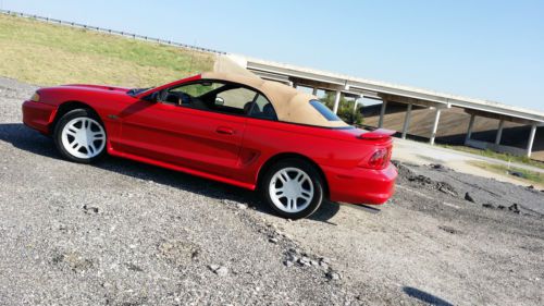 96 Mustang GT Convertible 70k Miles One Owner Loaded, image 2