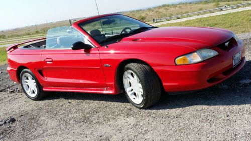 96 Mustang GT Convertible 70k Miles One Owner Loaded, image 12