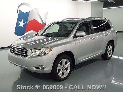 2008 toyota highlander limited awd leather rear cam 80k texas direct auto