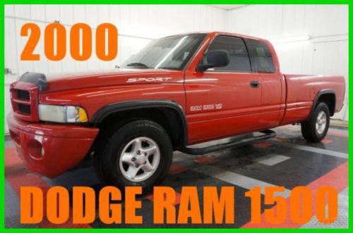 2000 dodge ram 1500 sport no reserve! v8! tow package! 60+ photos! must see!