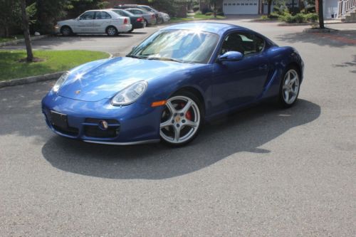 2006 porsche cayman s, highly optioned, rare color, 6 speed, pasm, sport chrono