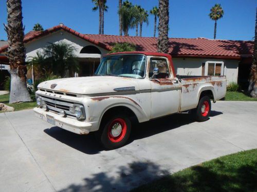 1962 ford f100 custom cab 1 owner california truck lovely patina original