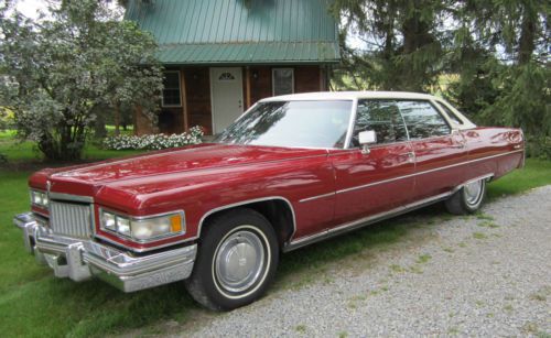 1975 cadillac deville hardtop  -runs great and in good condition-
