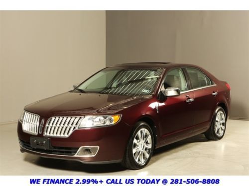 2011 lincoln mkz tech pkg nav sunroof leather heat/cool seats chrome xenons wood