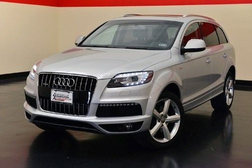 Q7 s line pkg! navigation pano roof hid awd 20s!