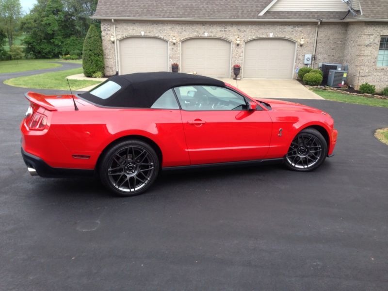 2012 ford mustang gt 500 convertible