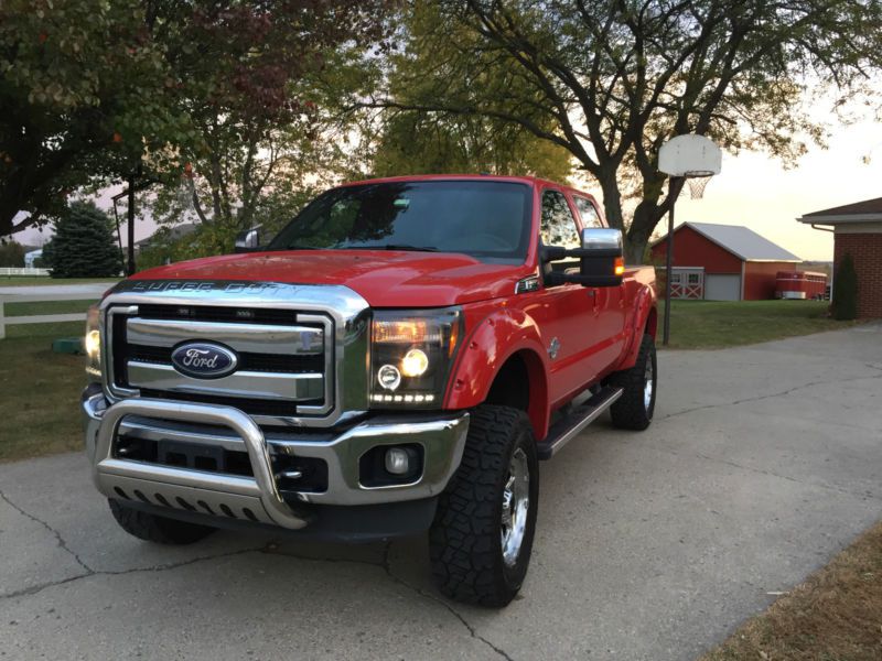 2011 ford f-250 lariat 6.7l 2011 fx4 navigation tailgate step