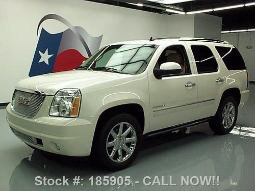 2010 gmc yukon denali sunroof nav dvd rear cam 20's 27k texas direct auto