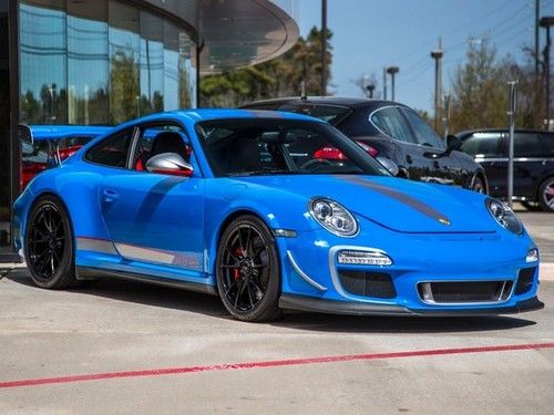 2011 porsche 911 gt3 rs 4.0 rare voodoo blue nav sport chrono 1500 miles