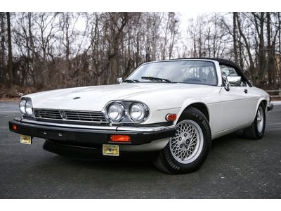 1989 jaguar xjs v12 convertible 38k mi florida car serviced rare collectible