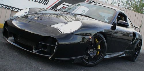 Porsche 911 turbo 996t blk on blk awd twin turbo 600hp ~no reserve~