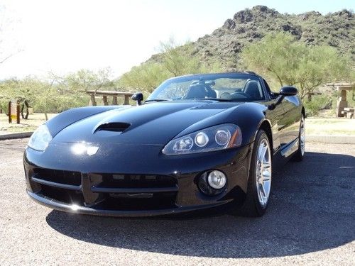 ***no reserve*** 2003 dodge viper srt-10  convertible with low low miles!!!