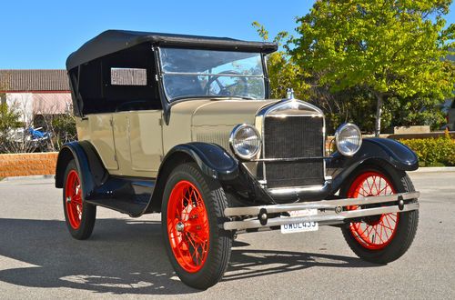 1927 model t touring car as new fresh build 10 mi overdrive ruxtell rear end ca