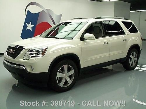 2012 gmc acadia slt awd htd seats nav rear cam 19's 7k texas direct auto