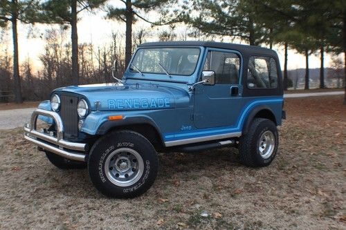 1986 jeep cj cj7 renegade wrangler cj-7 like laredo