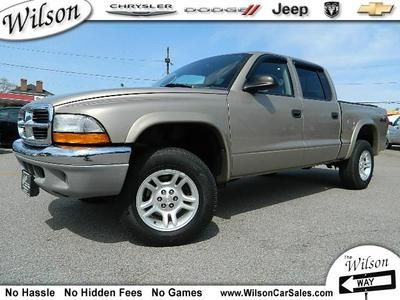 Slt 4.7l v8 4x4 dakota rare 4 door crew clean tires