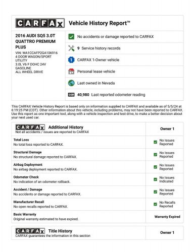 2016 Audi SQ5, US $8,801.00, image 15